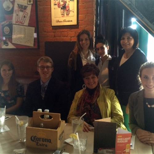Cathedral students treated to lunch by Justice Milanetti