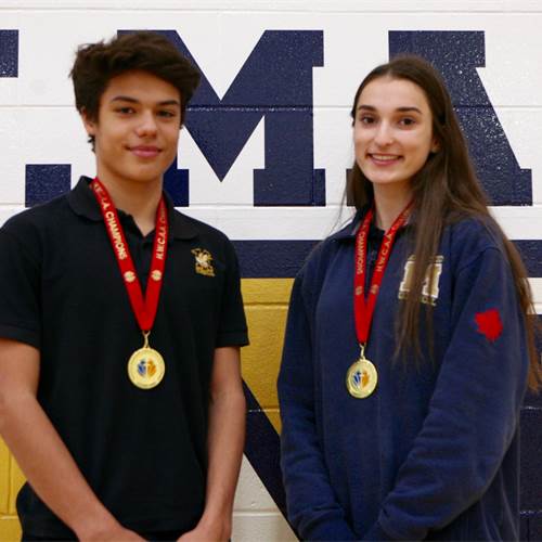 Co-Athletes of the Month - November 2019 - Sage Sulentic and Isabella Bauman